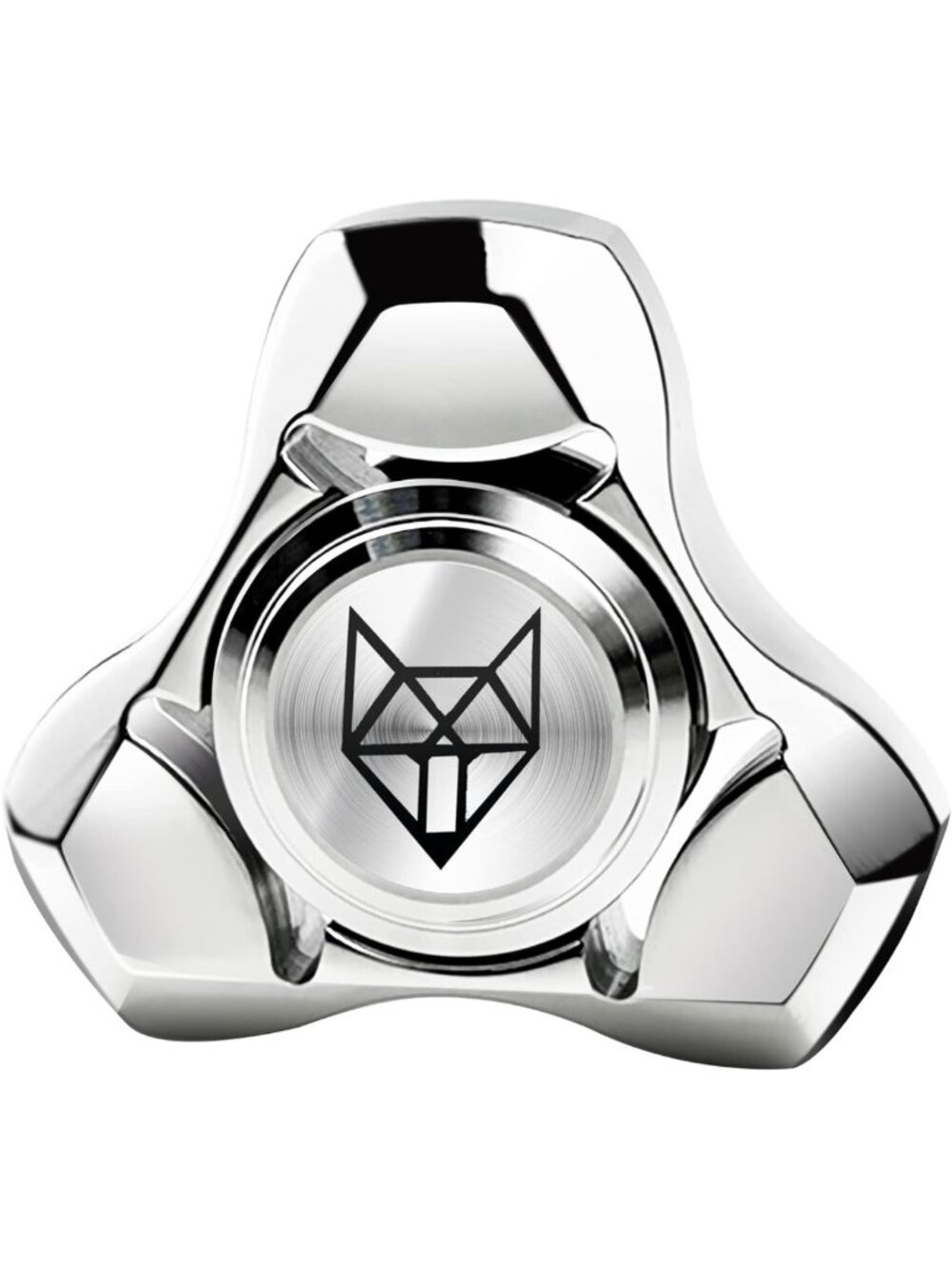 Premium Metal Fidget Spinner - Heavy Silent Stainless Steel Desk Toy for Stress